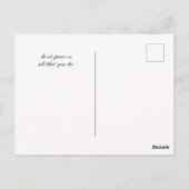 bij vrede ~ Roze Full Moon en Mountain Scene Japan Briefkaart (Achterkant)