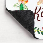 Bij vriendelijk bloemstuk muismat (Hoek)