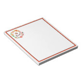 Bij vriendelijk bloemstuk   notitieblok (Schuin)