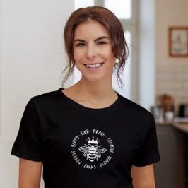 Bij vriendelijk eenvoudige moderne inspirerende ty t-shirt