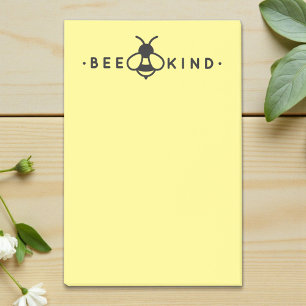 Bij vriendelijke gele en zwarte hommel post-it® notes
