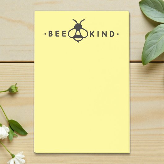 Bij vriendelijke gele en zwarte hommel post-it® notes