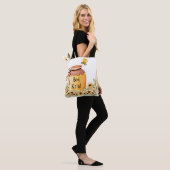 Bij vriendelijke honingpot tote bag (Op model)