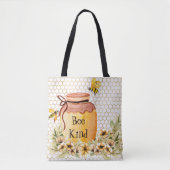 Bij vriendelijke honingpot tote bag (Voorkant)