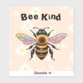 Bij vriendelijke vinyl sticker (Vel)
