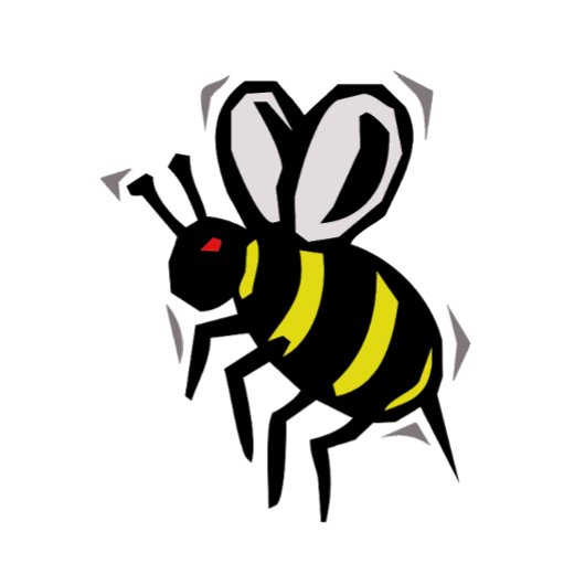 Bij Wesp Vorm T-Shirt | Vliegend Insect Kunst