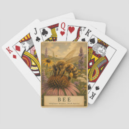 Bij wilde bloemenweiden VINTAGE Pokerkaarten