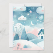 Bij Wood White Olifant Verjaardag 1e Verjaardag Kaart (Achterkant)