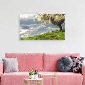 Bij World's Edge (Spring) gewikkeld canvas Afdruk (Insitu (Woonkamer))