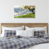 Bij World's Edge (Spring) gewikkeld canvas Afdruk (Insitu (Slaapkamer))