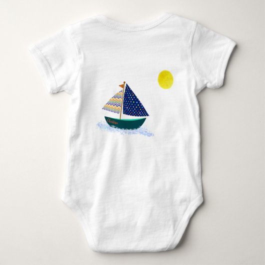 Bij Zee Baby Bodysuit (Achterkant)