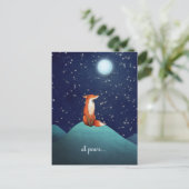 bij Zitting van de vredes~ de Charmante Vos onder Briefkaart (Staand voorkant)