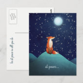 bij Zitting van de vredes~ de Charmante Vos onder Briefkaart (Voorkant / Achterkant)