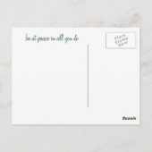 bij Zitting van de vredes~ de Charmante Vos onder Briefkaart (Achterkant)