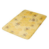Bij Zoemende Honingbijen Schattig Badmat (Gekanteld)
