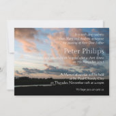 Bij zonsondergang 1 vreedzame herdenkingsdienst aa kaart (Achterkant)