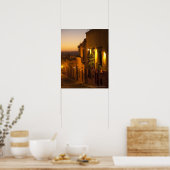 Bij zonsondergang. poster (Keuken)