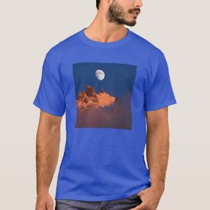 Bij zonsopgang Aiguille du Plan Chamonix, Frankr T-shirt