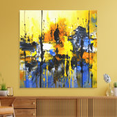 Bij zonsopgang canvas afdruk (Insitu (Woonkamer))