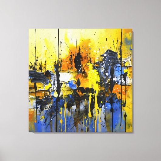 Bij zonsopgang canvas afdruk (Voorkant)
