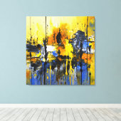 Bij zonsopgang canvas afdruk (Insitu (Houten vloer))