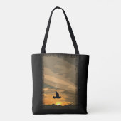 Bij zonsopgang tote bag (Achterkant)