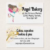 Bijbakkerij biefentovertakkerij kinder meisje visitekaartje (Voorkant /achterkant)