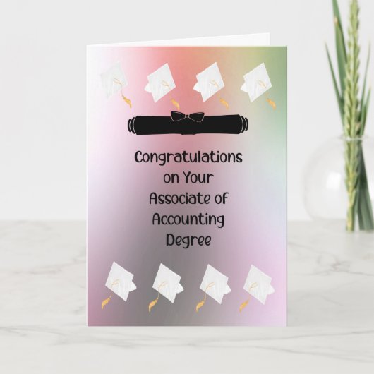 Bijbehorende graad in boekhouding met Kaart Petten (Voorkant)