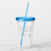 Bijbel Acryl Drinkbeker (Achterkant)