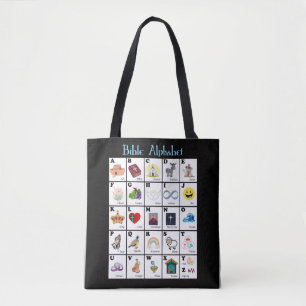 Bijbel Alfabet Dekentje Tote Bag