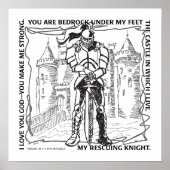 BIJBEL ASSEPOESTER, KASTEEL, REDDING RIDDER POSTER (Voorkant)