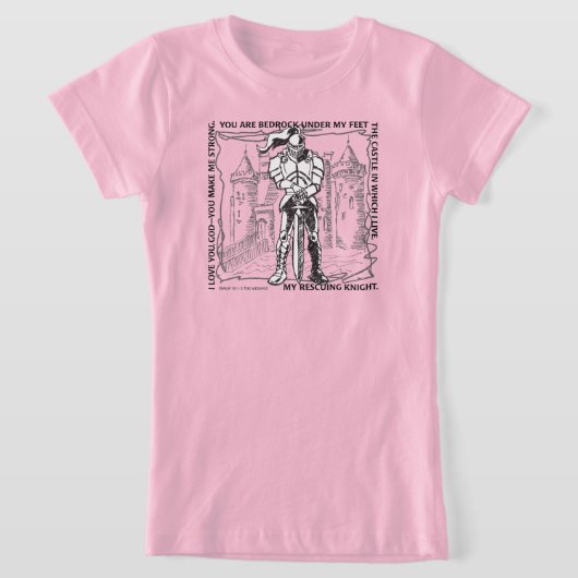 BIJBEL ASSEPOESTER, KASTEEL, REDDING RIDDER T-SHIRT (Laagn)