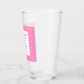 Bijbel Baby shower Verse Striped Pink Glas (Links)