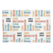 Bijbel basisinstructie voor het verlaten van de aa kussensloop (Voorkant)