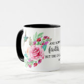 Bijbel Bijbel Verse Roze Religieus Mok (Voorkant links)