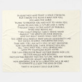 Bijbel Bijbelse Bijbelse scriptmateriaal belooft G Fleece Deken (Voorkant (Horizontaal))