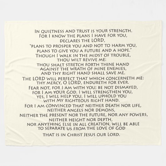 Bijbel Bijbelse Bijbelse scriptmateriaal belooft G Fleece Deken (Voorkant (Horizontaal))