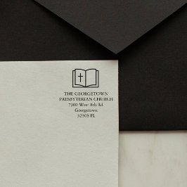 Bijbel Bijkerk Elégante Retouradres Zelfinktende Stempel