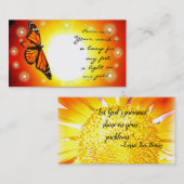 Bijbel Bladwijzer of leessenkaart Visitekaartje (Voorkant / Achterkant)