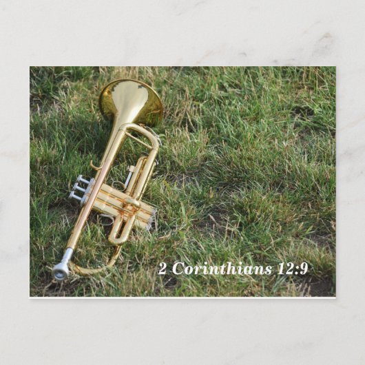 Bijbel Briefkaart Mijn genade is voldoende voor u (Achterkant)