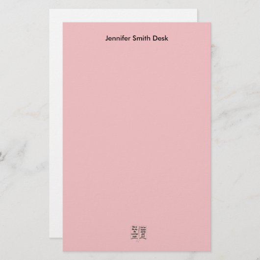 Bijbel Briefpapier (Voorkant / Achterkant)