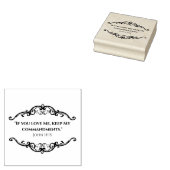 Bijbel citaat Liefde Jezus geboden Rubberstempel (Gestempeld)