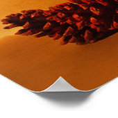 Bijbel citaat met Kerstmis kaars Poster (Hoek)