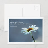 Bijbel citaat - Psalm 119 Briefkaart (Voorkant / Achterkant)