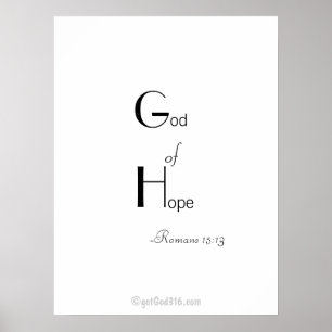 Bijbel citeert gotGod316.com kunst aan de muur Poster