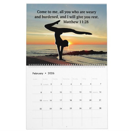 BIJBEL CITEERT GYMNASTIEKKALENDER KALENDER (Feb 2026)