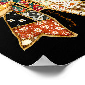 Bijbel Coquette Christelijke Jezus Boog Patchwork Poster (Hoek)