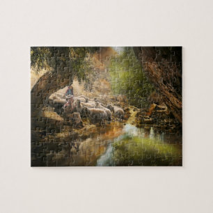 Bijbel - De Heere is mijn herder - 1910 Legpuzzel