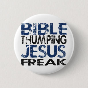 Bijbel die Jezus Freak duikt Ronde Button 5,7 Cm