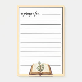 Bijbel en Groene Oorlogskamer Gebed Post-it® Notes